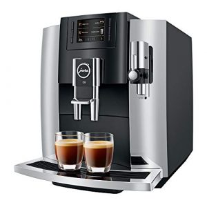 Jura E8 Automatic Coffee Machines 15271, Chrome