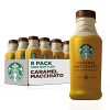 Starbucks Iced Espresso, Caramel Macchiato, 14oz Bottles, (8 Pack)