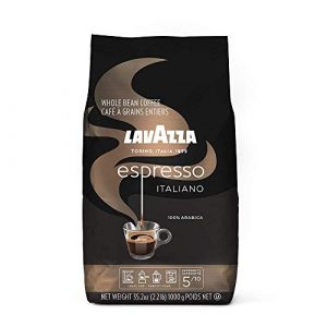 Lavazza Caffe Espresso Whole Bean Coffee Blend, Medium Roast, 2.2-Pound Bag