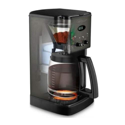 Cuisinart DCC-1200BKS 12-Cup Brew Central Programmable Coffeemaker (Black Stainless) with Stainless Steel Tumbler Bundle (2 Items)