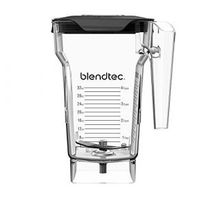 Blendtec EZ 600 Blender - FourSide Jar (75 oz) - Professional-Grade Power - Self-Cleaning - 4 Pre-programmed Cycles - Black