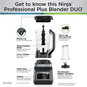 Ninja BN750 Duo Plus Blender (Renewed)