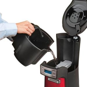 Hamilton Beach BrewStation 12-Cup Dispensing Coffeemaker, 48466-MX, Candy Apple Red