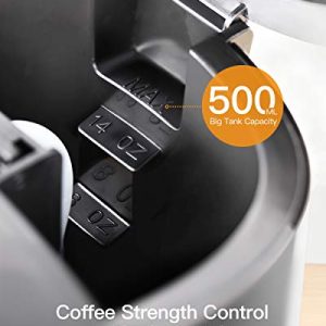 Coffee Maker, 3 in 1 Coffee & Tea Maker for K Cup, Loose Leaf Tea & Ground Coffee Compatible, with Self Cleaning Function, Fast & Fresh Brewed and 8 to 14 Oz. Brew Sizes