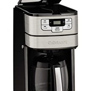 Cuisinart DGB-400 Automatic Grind & Brew 12-Cup Coffeemaker, Black/Silver & Gold Tone Filter