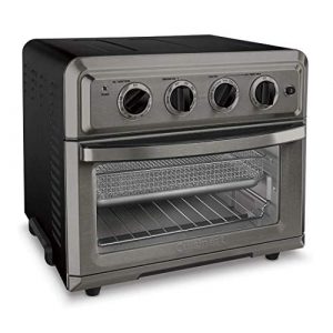 Cuisinart TOA-60BKS Air Fryer Toaster Oven, Black (Renewed)