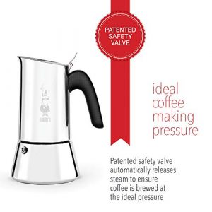 Bialetti venus Stovetop espresso coffee maker, 6 -Cup, Stainless Steel