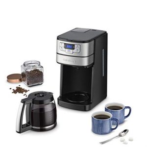 Cuisinart DGB-400 Automatic Grind & Brew 12-Cup Coffeemaker, Black/Stainless Steel