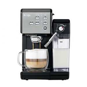 Mr. Coffee BVMC-EM7000DS Home Kitchen 1 Touch 19 Bar Pump Automatic Cappuccino, Latte, Espresso Maker Machine, Black