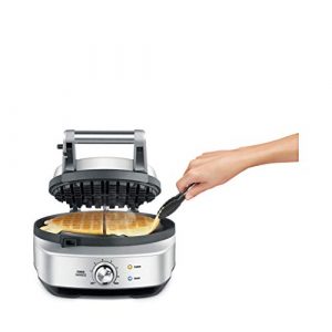 Breville BWM520XL No-Mess Waffle Maker, Brushed Stainless Steel