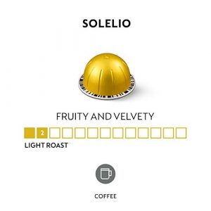 Nespresso Capsules VertuoLine, Solelio, Mild Roast Coffee, 30 Count Coffee Pods, 7.77 Ounce