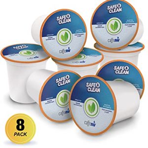 8-Pack Rinse & Cleaning Pods Compatible With Keurig Coffee Makers 1.0 & 2.0. Stain Remover. Non-Toxic