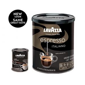 Lavazza Espresso Italiano Ground Coffee Blend, Medium Roast, 8-Oz Cans, Pack of 4 (Packaging May Vary) Authentic Italian, Blended And Roasted in Italy, Value Pack, Non-GMO, 100% Arabica, Rich-bodied