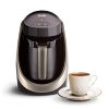 SAKI Turkish Coffee Maker, 120V, 1 to 4-Cup Brewing Capacity, 100% BPA Free, Ember Function for Perfect Cup of Turkish, Greek Coffee - Black