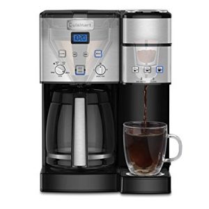 Cuisinart SS-15FR 12 Cup Coffeemaker Brewer Coffemaker/Single-Serve One Size Silver (Renewed)