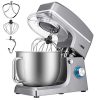 VIVOHOME 7.5 Quart Stand Mixer, 660W 6-Speed Tilt-Head Kitchen Electric Food Mixer with Beater, Dough Hook and Wire Whip, Iron Gray