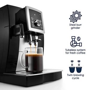 Delonghi ECAM23260SB Magnifica Smart Espresso & Cappuccino Maker, Black (Renewed)