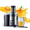 Kognita Centrifugal Juicer，Juicer Machines Extractor 1100W with Big Adjustable Mouth 3”Feed Chute Stainless-steel Filter LCD monitor and 39 OZ Easy Clean Juicer Machine Included Brush