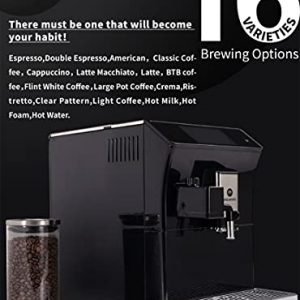 Mcilpoog WS-203 Super-automatic Espresso Coffee Machine With Smart Touch Screen For Brewing 16 Coffee Drinks