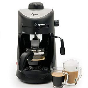 Capresso 303.01 4-Cup Espresso and Cappuccino Machine Black 13.25