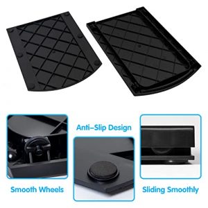 SenseYo 2 PCS Kitchen Caddy Sliding Tray for Coffee Maker, Appliance Slider Coffee Maker Slider for Counter 12
