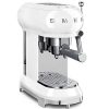 Smeg 50's Retro Style Aesthetic Espresso Coffee Machine, White