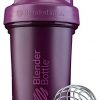 BlenderBottle Classic V2 Shaker Bottle Perfect for Protein Shakes and Pre Workout, 20-Ounce, Plum