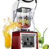 WantJoin Professional Soundproof Quiet Blender, Commercial Smoothie Blenders Countertop Blender with Shield Sound Enclosure,Multifunctional,Speed Control,Self-Cleaning