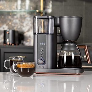 Café Specialty Drip Coffee Maker | 10-Cup Glass Carafe | WiFi Enabled Voice-to-Brew Technology | Smart Home Kitchen Essentials | SCA Certified, Barista-Quality Brew | Matte Black