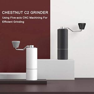 TIMEMORE Chestnut C2 Manual Coffee Grinder,Stainless Steel Conical Burr,Capacity 25g,Burr size 38mm,double bearing positioning,Portable Mill Faster Grinding Efficiency Espresso to Coarse(Bule)