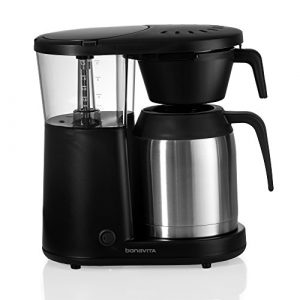 Bonavita 8-Cup One-Touch Coffee Maker Featuring Hanging Filter Basket and Thermal Carafe, BV1901PS