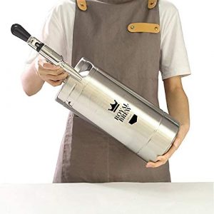 Royal Brew Nitro Cold Brew Coffee Maker Home Keg Kit System (Stainless Steel 128 oz)