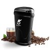 Kingtoo Electric Coffee Grinder, Coffee Bean Grinder, Small Coffee Electric Grinder for Espresso - Spice Grinder for Seed, Nuts, Salts, Corns, Lentil, Cinnamon - Automatic, Black Color