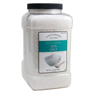 Olde Thompson Mediterranean Coarse Sea Salt, 12lbs, Bulk - Must have Kitchen Essential, Pantry Necessity, Great for Seasoning Fish, Poultry, and Meat, Perfect for Cooking and Grilling, Grinder Refill