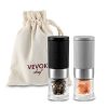 Mini Salt and Pepper Grinder Set, Small Tiny Adjustable Coarseness Ceramic Salt Grinder Portable Handy Spice Pepper Mill Shaker For BBQ Party Lunch Bag Kitchen Chef Gifts