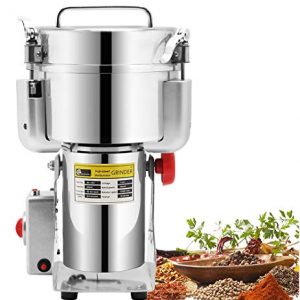 CGOLDENWALL 1000g Stainless Steel Electric Grain Grinder Mill for Grinding Various Grains Spice Grain Mill Herb Grinder Pulverizer Powder Machine 110V Gift for mom, wife