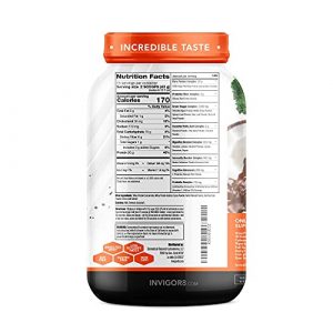 INVIGOR8 Superfood Shake (Chocolate Brownie) with Immunity Boosters - Gluten-Free and Non GMO Meal Replacement Grass-Fed Whey Protein Shake with Probiotics and Omega 3 (645g)