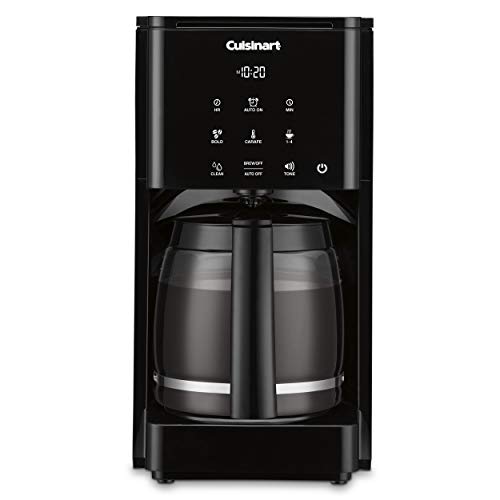 Cuisinart DCC-T20 14-Cup Programmable Coffeemaker Touchscreen, Black