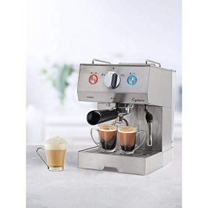 Capresso Cafe Select Professional Stainless Steel Espresso and Cappuccino Machine