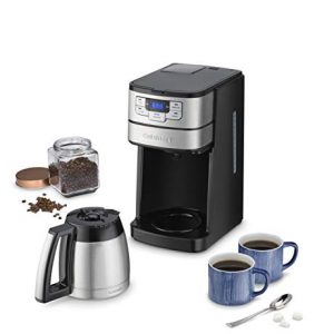 Cuisinart DGB-450 Automatic Grind & Brew 10-Cup Coffeemaker, Black/Silver