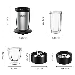 Cross Blades Replacement Compatible with KOIOS Blender BL-219B 850W With Gaskets Replacement Blender Part