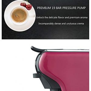 HiBREW 4-in-1 Multi-Function Espresso Dolce Gusto Machine Compatible with Nespresso Capsule, Dolce Gusto Capsule and Ground Coffee, Italian 19 Bar High Pressure Pump,1450W (Purple)