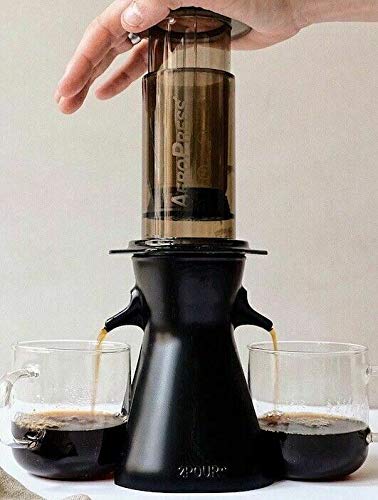 2POUR® The New Dual Press Accessory Compatible With The Aeropress® Coffee Maker, Delter Coffee Press or Pourover.
