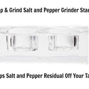 Modern Push Button Salt Grinder Pepper Grinder, Grind Gourmet Original Pump & Grind Cooking Gadgets, Spice Grinder, Pepper Mill, Salt N Pepper Grinders, Free Pep Spice and Salt