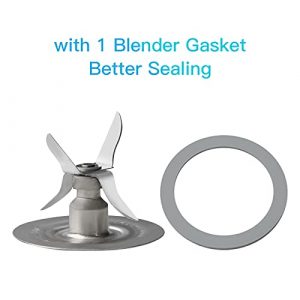 Premium Blender Ice Blade, Compatible with Osterizer Blender and Oster Blender Replacement Parts Includes 1 Blender Gasket