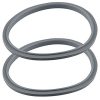 2 Pack Gray Gaskets Replacement Part Compatible with Nutri Bullet 600W/900W