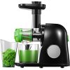Juicer Machines, Slow Masticating Juicer with Higher Juice Yield and Drier Pulp For Vegetables and Fruits- Easy to Use and Clean | 150-Watt | Quiet Motor & Reverse Function | BPA-Free