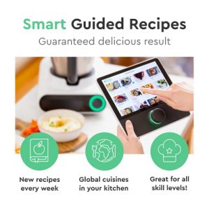Multo By CookingPal, Smart Compact Countertop Multi-Functional Food Processor With Guided Recipes | WiFi Built-In | Chop, Knead, Steam And Cook All-In-One Cooker.