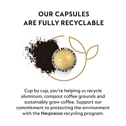 Nespresso Capsules VertuoLine, Barista Flavored Pack, Mild Roast Coffee, 30 Count Coffee Pods, Brews 7.77 Ounce