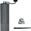 TIMEMORE Chestnut C2 MAX Manual Coffee Grinder, Burr Coffee Grinder,Capacity 30g with CNC Stainless Steel Conical Burr,Black
